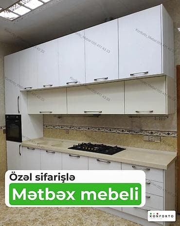 Özəl sifarişlə mətbəx mebeli - Dizayn: Minimalist və funksional düz — 1