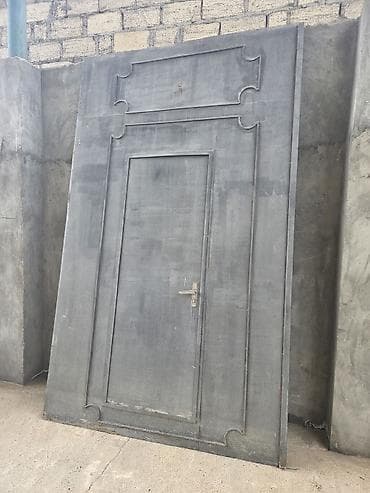 İşlənmiş Dəmir Həyət darvazası, Siyirmə, 3500 m, Mexaniki, Qapı ilə, rəng - Boz