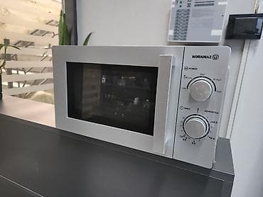 Mikrodalğalı soba Korkmaz, Ayrıca dayanan, Mikrodalğalar ilə, rəng - Gümüşü