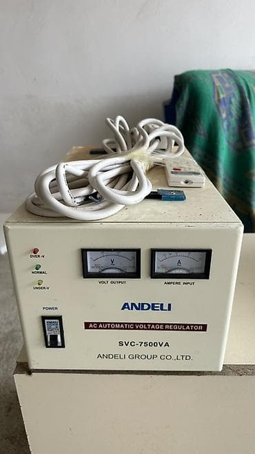 Yeni, Ev üçün, 1 faza, Gərginliy stabilizatoru, 220 V, Pulsuz çatdırılma, Kredit yoxdur