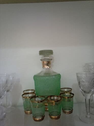 xurusdal qablar: Qədəhlər, 6 ədədli dəst, Çexiya — 1