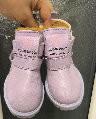 Uşaq üçün “Zoom Boots” – suya davamlı qış çəkmələri - Rəng: bənövşəyi