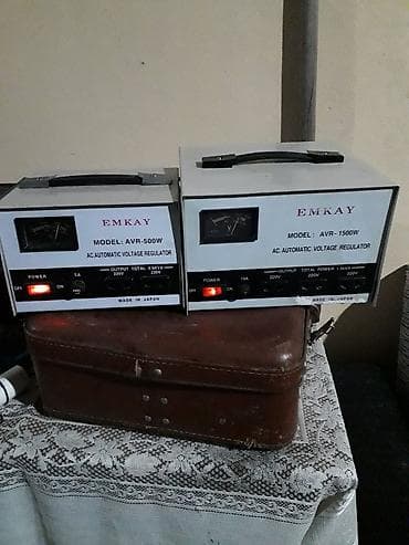 İşlənmiş, Ev üçün, 1 faza, Gərginliy stabilizatoru, 220 V, Ünvandan götürmə, Kredit yoxdur