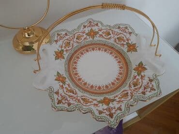 Tort və şiriniyyat qabı, rəng - Ağ, Farfor lalafo.az -da Tort və şiriniyyat qabı, rəng - Ağ, Farfor