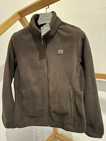 Sviterlər: Fleece jaket - Rəng: tünd qəhvəyi - Material: yumşaq, isti fleece - — 1