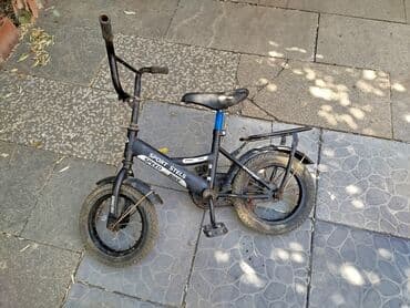 yığılan velosipedlər: İşlənmiş İki təkərli Uşaq velosipedi Stels, 12", sürətlərin sayı: 1, Pulsuz çatdırılma — 1