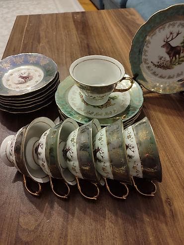 фантом 3 se: Чайный набор, цвет - Зеленый, 6 персон, Чехия — 1