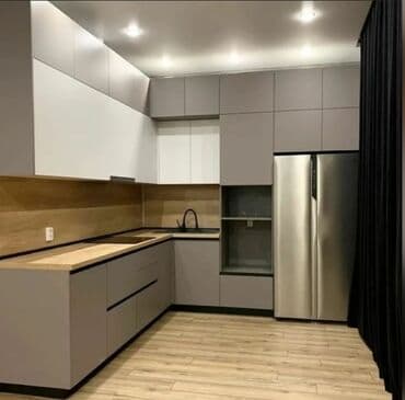 nerj çən: Sifarişlə mətbəx dəsti, Özü çəkən petlələr, MDF, Kredit var, Pulsuz çatdırılma — 5