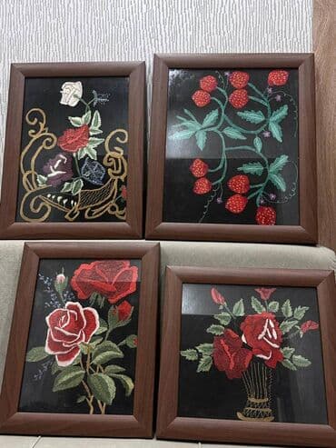 продам картины: Картины ручной работы 4 штук разных размеров — 1