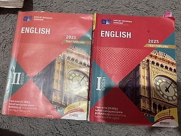 İdman və hobbi: Məhsul: Dövlət İmtahan Mərkəzi – English 2025 Test Toplusu (I və II — 1