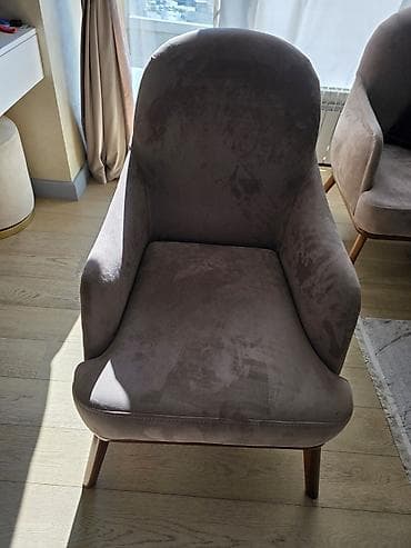 taxta yataq: İşlənmiş, Kreslo, Vеlur parça — 1