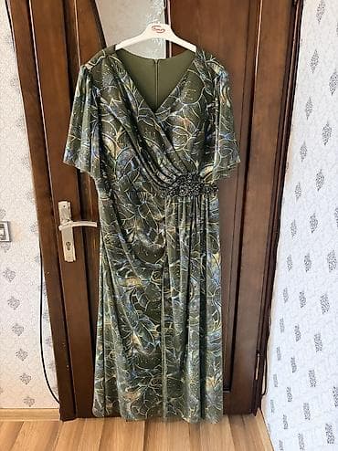 vecerni donlar: Ziyafət geyimi satılır 🌸 Çox zərif və zövqlü dizayna malik, yaşıl — 2