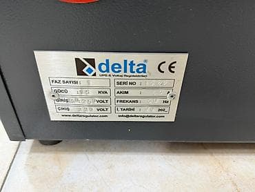 regulyator: Delta AC Voltaj Regulyatoru – Servo Kontrol Məhsul tipi: tək fazalı — 3