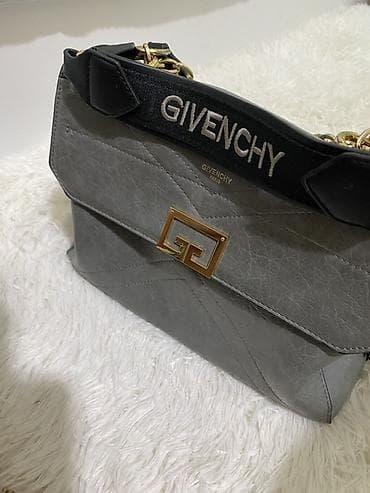 yango canta: Givenchy qadın çantası - Rəng: boz (mat-metalik effektli) - Material — 3