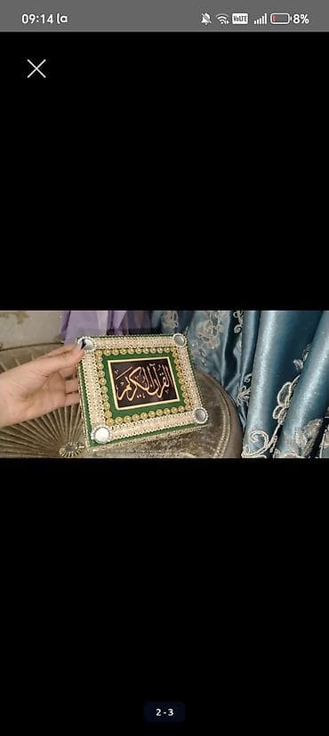 sandıq: Zərif görünüşlü, funksional qutu içində mini Quranla birlikdə təqdim — 2