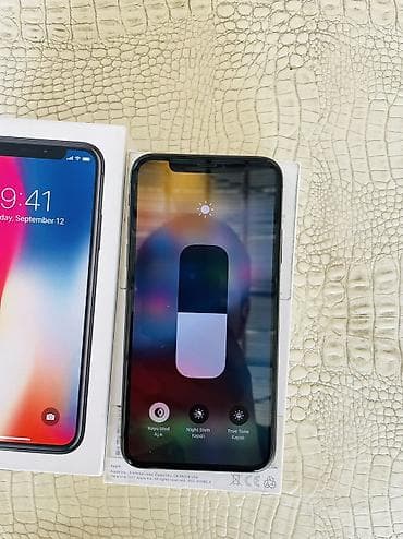 iphone 7 pilus: IPhone X, 64 GB, Space Gray, Zəmanət, Simsiz şarj, Face ID — 3