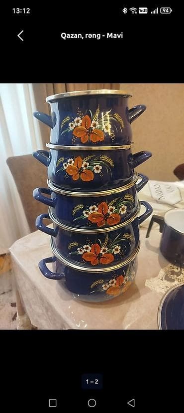 elek: Qazan, rəng - Mavi — 1