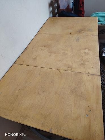 carpayı tek: Klassik masa, İşlənmiş, Açılmayan, Taxta, Dördbucaq masa — 2