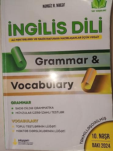 Охота и рыбалка: Məhsul: “İngilis Dili – Grammar & Vocabulary” (Nərgiz R. Nəcəf — 1