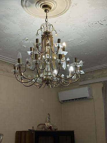 Çılçıraq, 10 və daha çox lampa, Metal — 2
