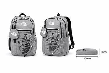 Maskalar, eynəklər: The North Face boz rəngli bel çantası (sırt çantası) - Geniş tutumlu — 3