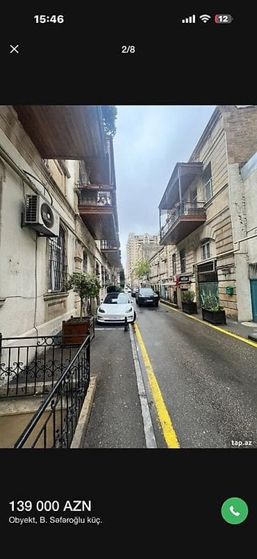 Kommersiya daşınmaz əmlakının satışı: Obyekt – B. Səfəroğlu küç. Bu kucede bele obyekt azi 180-200 min — 2