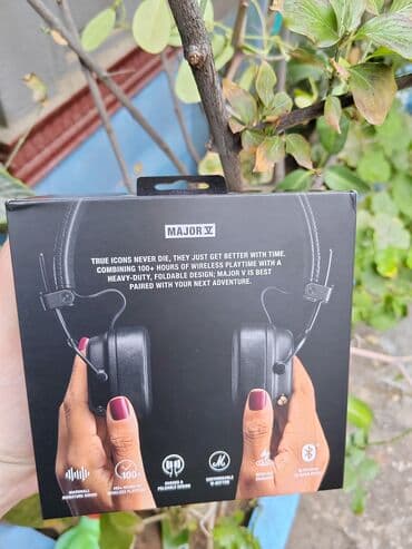 marshall наушники: Новый Беспроводные (Bluetooth) Наушники, Marshall, цвет - Черный — 2