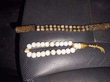 Ювелирные изделия: Məhsul: 2 ədəd təsbeh dəsti - Üst təsbeh: Tünd qəhvəyi tonlarda — 1