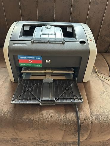 HP LaserJet 1010 mono lazer printer Tam islek veziyetdedir - Model