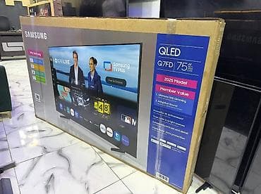 Yeni Televizor Samsung QLED 75" 4K (3840x2160), Pulsuz çatdırılma, Rayonlara çatdırılma — 3