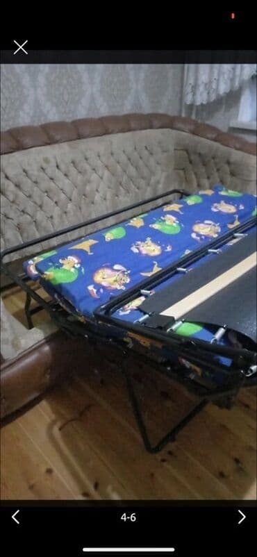 бескаркасный диван кровать: Угловой диван, Раскладной, Кожа — 3