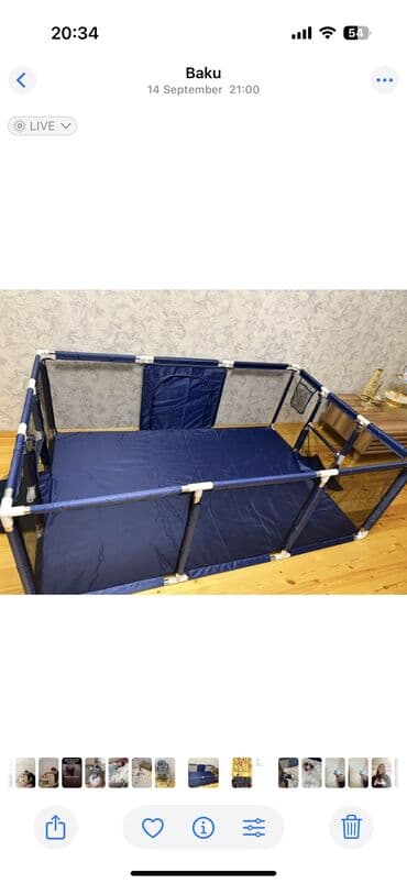 Manejlər: Oyun maneji – geniş ölçülü uşaq oyun bağı - Ölçü: uzunluğu təxminən — 1