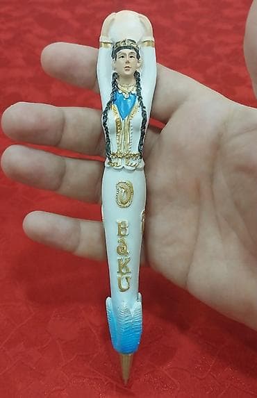 rengli qelem: Suvenir qələm dəsti – Baku tematikası. - Dizayn: Azərbaycan milli — 6