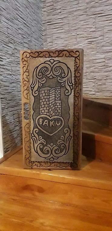 Taxta nərd taxtası – əl işi, oyma və naxışlı dizayn - Material: bərk