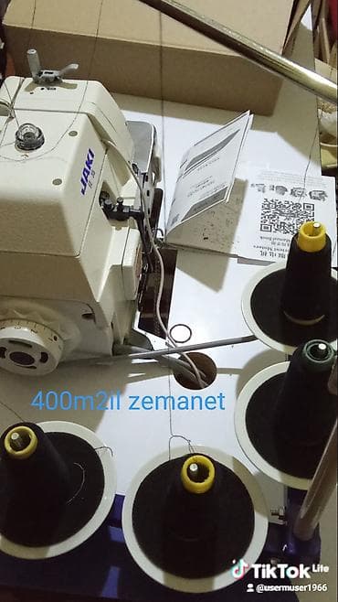 JAKI sürfile/overlok tikiş maşını - Peşəkar overlok tikişi üçün — 1