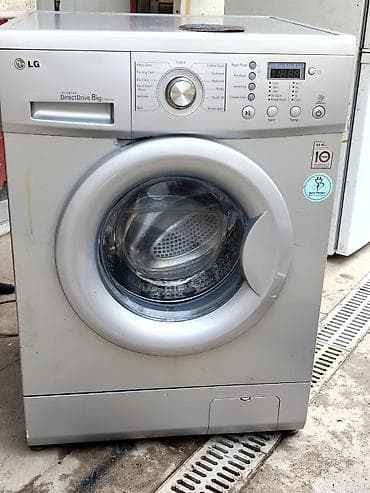 paltar yuan: Paltaryuyan maşın LG, 8 kq, İşlənmiş, Avtomat, Qurutmasız, Kredit yoxdur, Ünvandan götürmə — 1