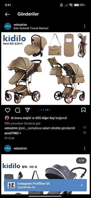 nefes alan ayi: 2-i 1-də araba, Kidilo, İşlənmiş — 4