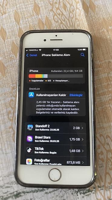 iphone mini 13: IPhone 8, Ağ, Barmaq izi — 5