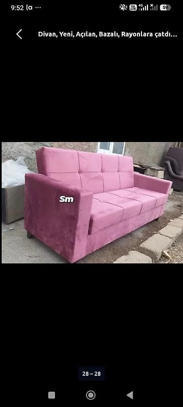 acilan divan: *Divan 139Azn💥* ✔️Rəng seçimi var ✔️Açılan və Bazalı ✔️ Ölçü 200sm — 1
