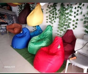 бесформенное кресло: Новый, Пуфик-кресло, Ткань, Нет кредита, Бесплатная доставка в черте города — 30