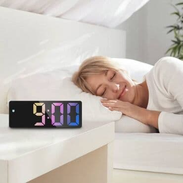 advent calendar satışı: Masaüstü saat Stolüstü saat GH 0725 Light Alarm Otaq temperaturu Time — 2