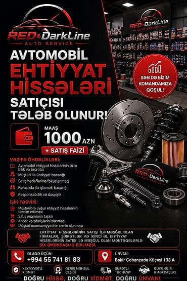 evde online is: Satış məsləhətçisi tələb olunur — 1