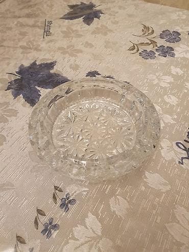 yan bardak: Şüşə külqabı - Material: qalın, şəffaf şüşə (kristal görünüşlü) - — 1