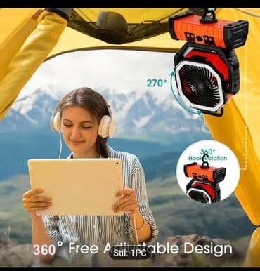 hoco power bank: Ventilyator Masaüstü, Pərli, Kredit yoxdur — 5