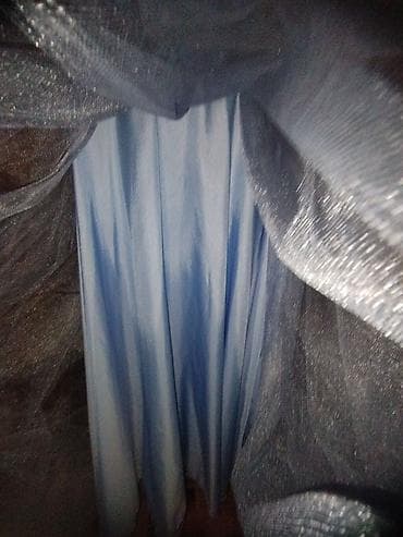 toy donlari 2024: İlk növbədə qeyd edək ki, paltar 1 dəfəgeyinili. Mavi rəngdə şifon/til — 3