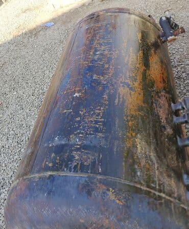 Metal silindrik çən – çoxməqsədli - Material: qalın divarlı polad -