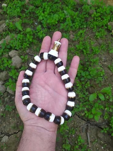 ucuz bijuteriyalar: Material və qiymət müxtəlifdir. - Material: tünd qəhvəyi təbii — 5