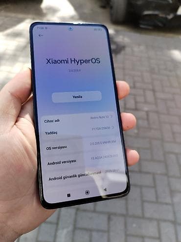 Avtoelektronika: Redmi Note 13, 256 GB, rəng - Qara, Zəmanət, Sensor, Barmaq izi — 3