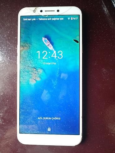 General Mobile 8 ekranda çat var işlətməye mane deyil, başka heç bir