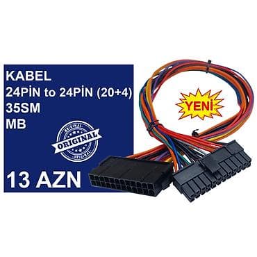 type c adapter: Kabellər "4/6/8/24pin 35sm Uzadıcı Original" MƏHSULLAR TAM — 3